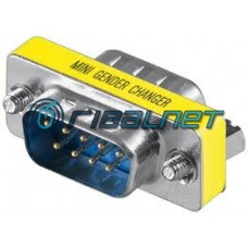 Mini-troca de género DB9M / DB9M